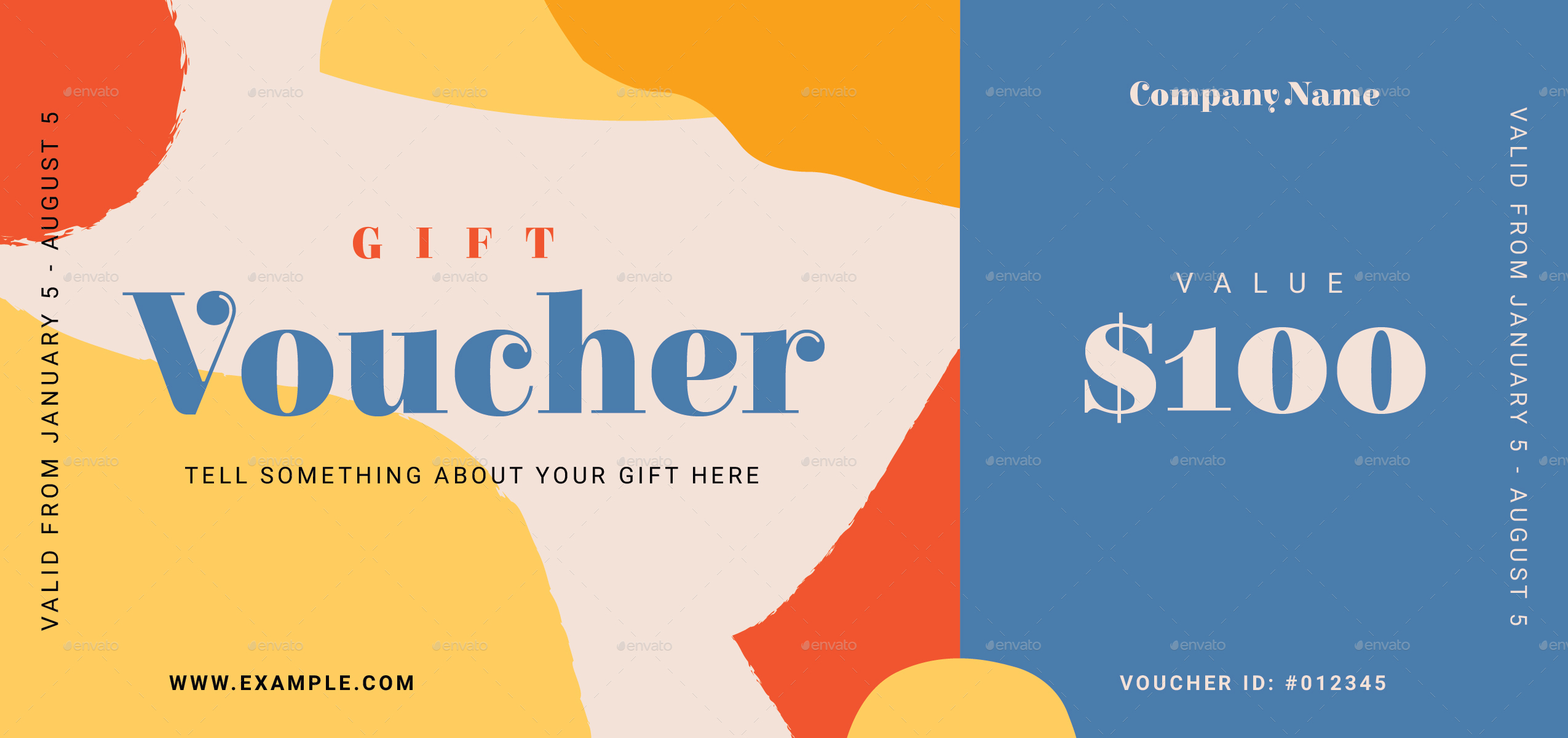 Simple Aesthetic Voucher, Print Templates GraphicRiver